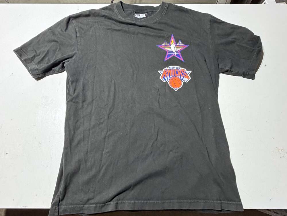 New Era NBA Jalen Brunson 11 New York Knicks All-Star Graphic T-Shirt